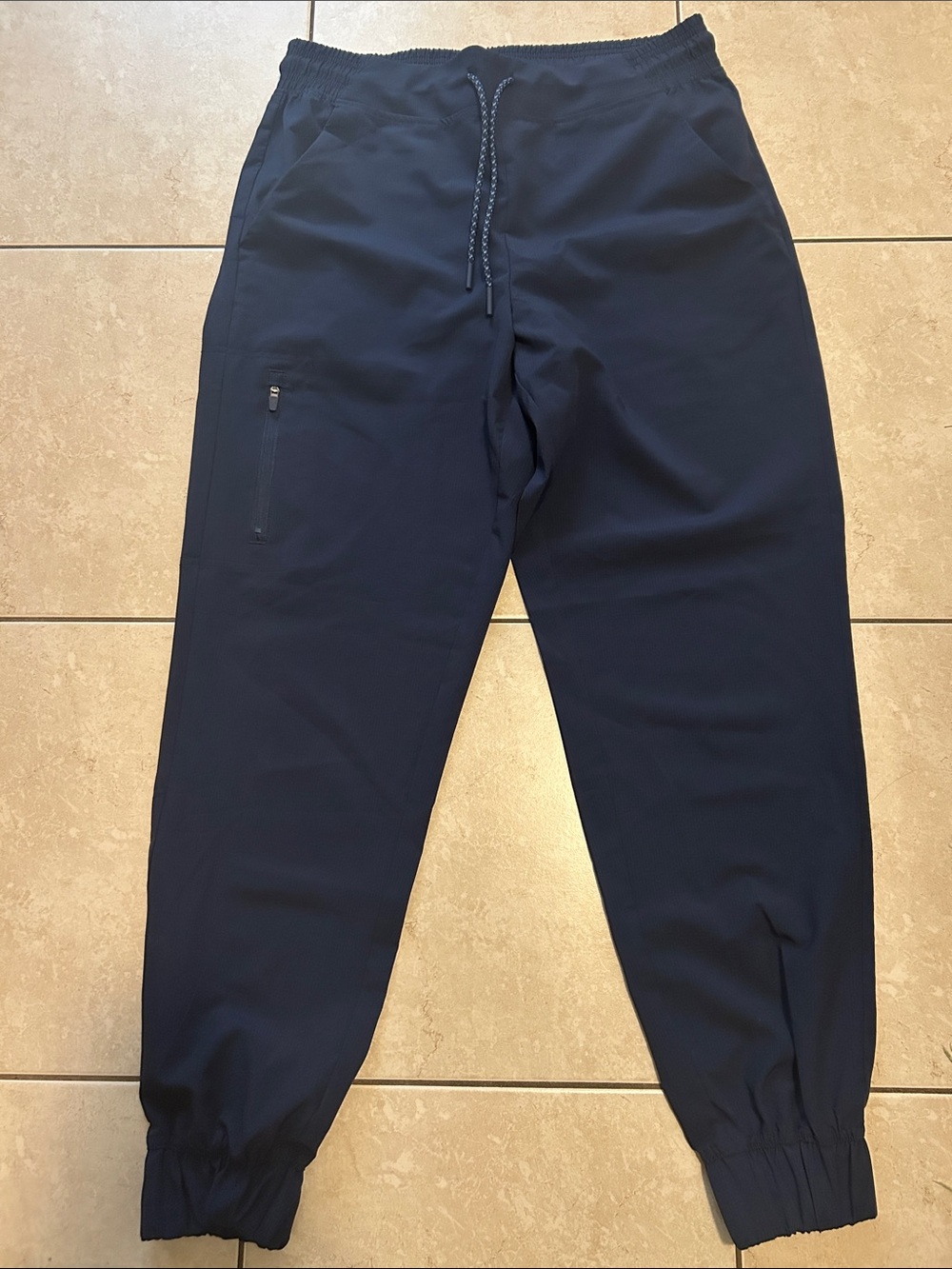 Eddie Bauer Navy Drawstring Jogger Pants